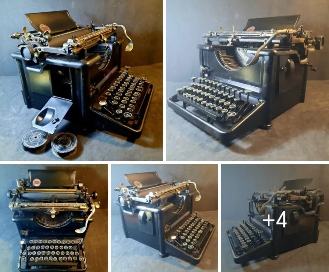 Maquina de escribir de 1930 FUNCIONANDO