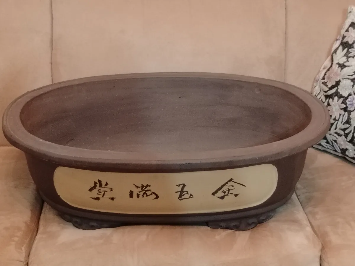 MACETA GRANDE DE GRES PARA BONSAI 70CM X 52CM
